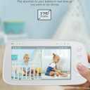HiPP Video Baby Monitor Screen, 5 Parent Unit for VAVA, Single Split-Screen, Infrared Night Vision, 2X 4X Zoom, 900ft Long Range, 4500mAh Battery, 2-Way Audio Talk