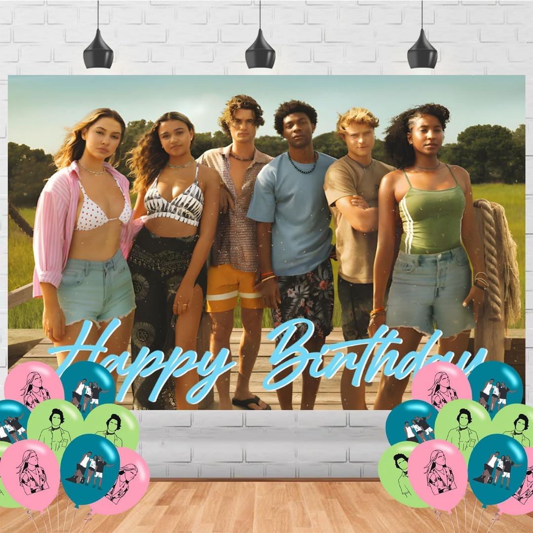 Bank of Other Birthday Decorations,Bank of Other Backdrops for Party Decorations Supplies, Happy Birthday Banner Backdrop for Party Supplies (5x3ft)
