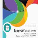 Neenah Printable Multi-Purpose Card Stock, 8-1/2" x 11", Bright White, Pack Of 100 Sheets