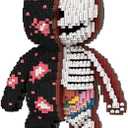 Building Blocks Animal Graffiti Skeleton Bear Micro Gift for Adults and Kids 6880PCS