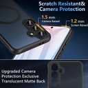 Fin2feel for Samsung Galaxy S24 FE Case, Compatible with MagSafe, Magnetic Military Shockproof Translucent Matte Back Phone Cover for Samsung Galaxy S24 FE (Black)