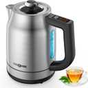 Electric Kettle Temperature Control, 1.7L 1500W Electric Tea Kettle with 13 Temperature Settings, Strix Thermostat, LED Display&Touch Control, Auto Shut-Off Protection, Boil Dry Protection