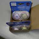 Philips Avent Ultra Air Pacifier - 4 x Light, Breathable Baby Pacifiers for Babies Aged 0-6 Months, BPA Free with Sterilizer Carry Case, SCF085/51 (Lilac Sun / Green Rainbow)