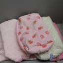 Paterr 10 Pcs Quilted Makeup Bag Bulk Cotton Floral Cosmetic Bag Women Girls Bridesmaid Gifts Cute Makeup Pouch Coquette Aesthetic Travel Toiletry Organizer(Pink Floral,7.87 x 4.72 x 3.15 Inches)