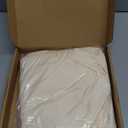 Wokceer 6.6FT Wedding Arch Cover Spandex Fitted Wedding Arch Stand Covers Round Top Chiara Arch Backdrop Cover for Birthday Party Ceremony Banquet Decoration Beige