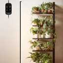 Grow Light with Auto-Timer, Hanging and Standing Grow Lights for Indoor Plants,3 Light Modes, Detachable Full Spectrum Plant Lights for Wide Area Coverage in Indoor Plants (45 in)