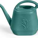 Plastic Watering Can - for Home Plant Garden - 1/2 Gallon - Green