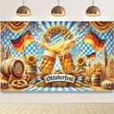 71x43 inch Oktoberfest Banner German October Fest Themed Party Backdrop Banner Indoor Outdoor Hanging Backdrop Decorations for Oktoberfest Decoration German Bavarian Beer