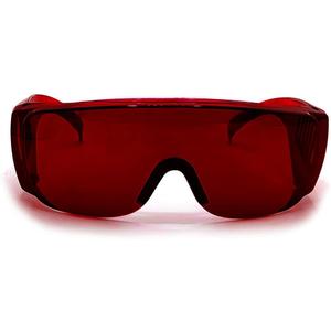 FreeMascot OD 4+ 190nm-540nm Wavelength Laser Safety Glasses for Typical 405nm, 450nm, 520nm, 532nm Laser Light for Hair Removal Laser Treatment Eye Protection Goggles (Red)