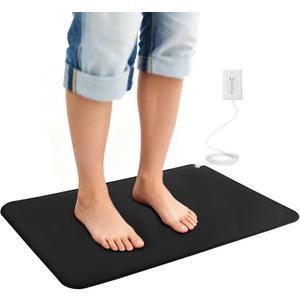 Grounding Mat, Earth Mat Grounding Pad for Desk, Earth Connected Therapy, Indoor Grounded for Balance & Wellness, 15.7" x 23.6 "