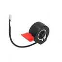 Scooter Thumb Accelerator, Finger Throttle Professional Replacement Electric Scooter Throttle Accelerator for Most of Electric Scooters Black