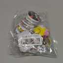 Kitty Birthday Party Supplies,Party Favors Include 10 Silicone Wristbands,10 Button Pins,10 Key Chains and 50 Stickers