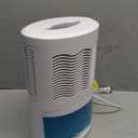 Dehumidifier, Dehumidifier for Home, 68 OZ Water Tank, Small Dehumidifiers for Bedroom (1000sq.ft) with 7 LED Lights, Ultra Quiet & Auto Shut off, Bathroom, Basement, Closet, Garage, RV. (White)