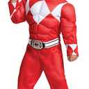 Disguise Red Ranger Toddler Muscle Child Costume, Red, Size/(2T)