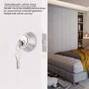 Gobrico Keyed Alike Double Cylinder Deadbolts Door Locks Satin Nickel Keyd Both Sides Door Locksets for Exterior Interior Door 2 Pack