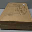 Petizer Small Sized Elevated Dog Bowls, No Spill Pet Feeder, Raised Bowl Stand with 2 Thick 35OZ Stainless Steel Food and Water Bowl Set, Grey (for Small/Medium Dogs)