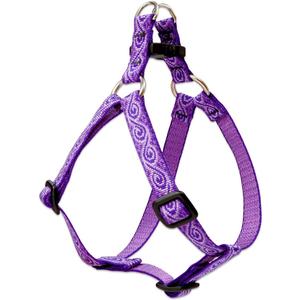 LupinePet Originals 1/2" Jelly Roll 12-18" Step In Harness for Small Dogs