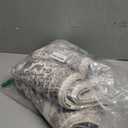 2x6 Hallway Washable Runner Rug : Vintage Soft Kitchen Laundry Runner with Non Slip Backing Farmhouse Entryway Living Room Floor Mat Stain Resistant Carpet for Bedroom Bathroom Distressed Beside Rug (Beige)