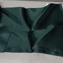Manyshofu Dark Green Satin Table Runner 12x108 - 12 Pieces | Satin Fabric, Seamless Design With Tight Stitching, Silky Surface, Low-Heat Wrinkle Recovery, For Weddings And Parties