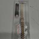 MioHHR Slim Metal Band Compatible with Apple Watch Band 42mm(Series 11 10) 41mm(Series 9 8 7) 40mm(Series 6 5 4 SE3/2/1) 38mm(Series 3 2 1),Stainless Steel iWatch Bands for Women,Silver/Gold