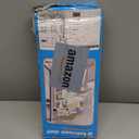 3-Tier Metal Toilet Shelf, Freestanding Space-Saving Toilet Storage Rack, Tall Bathroom Shelf, Suitable for Most Toilets, Suitable for Bathrooms, Laundry Rooms, White (Carbon Steel)