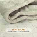 TOONOW Fleece Bed Blanket Queen Size 90x90 inches, Super Soft Fluffy Fuzzy Plush Blanket Geometric Pattern Cozy Microfiber Flannel Blankets for Couch, Bed, Sofa, Pumice Stone