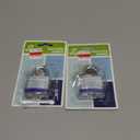 Master Lock Outdoor Padlock, Laminated Steel Key Lock Alike, Metal Security Lock Set with Keyed Alike Keys, No Power or Battery Needed, Pack of 2