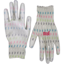 M/L Geo Print Polyester Garden Gloves