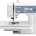 Brother Sewing and Quilting Machine, Computerized, 165 Built-in Stitches, LCD Display, Wide Table, 8 Included Presser Feet, White, 20x12x17