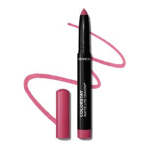 REVLON ColorStay Matte Lite Crayon Lipstick with Built-in Sharpener, Smudge-proof, Water-Resistant Non-Drying Lipcolor, 006 Lift Off, 0.049 oz (1 Count (Pack of 1))