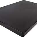 Restaurant Thick Black Plastic Cutting Board, 18 x 12 x 1 Inch Superior HDPP Poly, NSF for Commercial Kitchens
