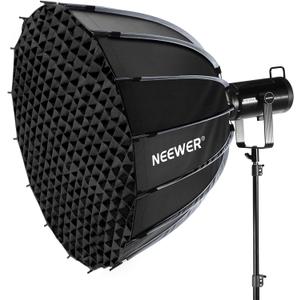 NEEWER Parabolic Softbox Kit, 35.4" Bowens Mount Soft Box with Light Diffusers for Studio Photography Video Recording Streaming Lighting Compatible with Aputure 120d Compatible with Godox SL60w, NS72P