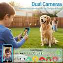 MOMILLA Kids Smart Phone, Dual Camera with Stickers, 3.97" Touchscreen Toddler Phone for Boys Girls, 200+ Educational Games Learning Toys for Kids Ages 3-12, No SIM Birthday Gift