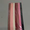 Tomorotec 12.2" Reusable Silicone Drinking Straws 15-Pack with Cleaning Brushes for Stanley Tumblers 40oz 30oz 20oz, Noise-Free BPA-Free Food Grade Silicone Adjustable for Various Cups (Pink Series)