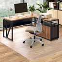 Office Chair Mat for Hard Floors, 60"x75" Large Chair Mat for Hardwood Floor, Waterproof Area Mat for Living Room, Hard Floor Protector Computer Desk Rug for Home Office (Clear)