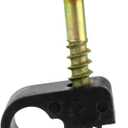 Skywalker Flexible Single Cable Screw Clips (Pack of 100 / Black)