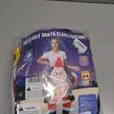 Red Inflatable Santa Claus Costume Blow up Santa Costume Cosplay Party Halloween Xmas Christmas Suit Parade Carnival Suit