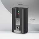 2-Pack Replacement Li-ion Battery 3.65V 6040mAh with Charger Station for Ring-Doorbell Camera 2/3/4, Stick Up Cameras and Spotlight Cam for Indoor/Outdoor Use Black