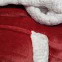 Giggling Getup Wearable Blanket Hoodie for Women Men Gifts for Women Mom Wife Sherpa Fleece Long Hooded Blanket Sweatshirt Cozy Sherpa Wearable Throw with Pocket & Sleeves for Adult Standard Burgundy