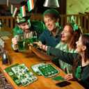 2 x Bencailor 6 Pcs St. Patrick's Day Kitchen Decor Set Kitchen Towels Oven Mitts Pot Holder Irish Shamrocks Leprechauns Gnome Rainbow Lucky Party Gifts Decorations for Home Housewarming