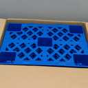 Plastic Pallets,4 Pack Lightweight Pallet,Nestable Moisture-Proof Floor Pallets,Spliceable Outdoor Breathable Grid Platform for Garage WarehousPacke Supermarket Basement Storage,19.7x11.8x3.9in