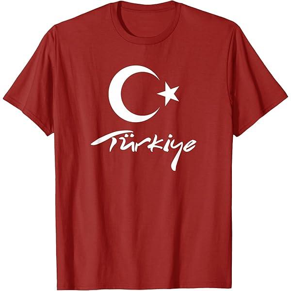 Turkiye Turkey Flag Turkish Tee Retro Turkiye National Pride Flag Symbol Gift Shirt for Kids (4T, Red)