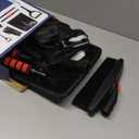 Snow Shovel Kit Removal Tools - 5 in 1 Foldable Car Snow Shovel + Snow Brush + Ice Scraper + Glove + Mini Ice Scraper, Portable Emergency Snow Remover Shovel Set for Car Truck Camping Outdoor