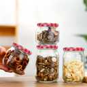 Kichvoe Mason Jar Lids 40 Pack 2.55 Inch Airtight Screw Caps for Canning Jars Jam Jelly Bottles Leak-Proof Bottle Cap Accessories for Food Storage and Pantry
