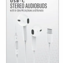 Acoustix™ Stereo Earbuds with Microphone & Remote - White