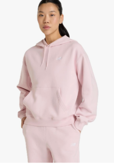 New Balance womens Sport Essentials Fleece Hoodie, Size 2XL