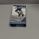 ABIRAM Adjustable Ankle Brace for Women & Men - Compression Sleeve with Wrap for Sprains, Plantar Fasciitis, Achilles Tendonitis - Running, Volleyball, Basketball Support - Breathable, Size S (Light Beige)