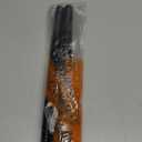 Halloween Witch Broom Plastic Witch Broomstick with Detachable Handle, Halloween Cosplay Costume Props, Halloween Masquerade Dress Up Costume Decoration, Witch Flying Broomstick (Orange)