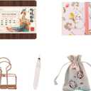 5 x Watercolor Travel Set, New Palette Travel Set Mini Watercolor Paint Set, Upgrade Travel Set Mini Portable Watercolor Travel Set (Rabbit)