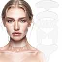 KODASNY Neck Wrinkle Patches, Anti Wrinkle Silicone Patches，Reusable Chest Firming and Tightening Facial Masks, Collagen Neck Fine Line Pads for Women Reduce Fine Wrinkles, Moisturizing & Firming（8 pc）